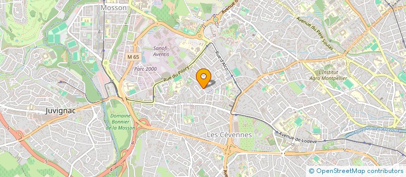 localisation de l'entreprise MONSIEUR BENOIT HERVO à MONTPELLIER
