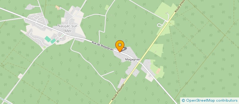 localisation de l'entreprise MONSIEUR BENOIT HEUGUEBART  NAUJAC-SUR-MER