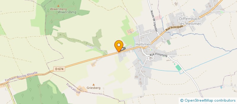 localisation de l'entreprise MONSIEUR BENOIT HOUPERT  HELLIMER