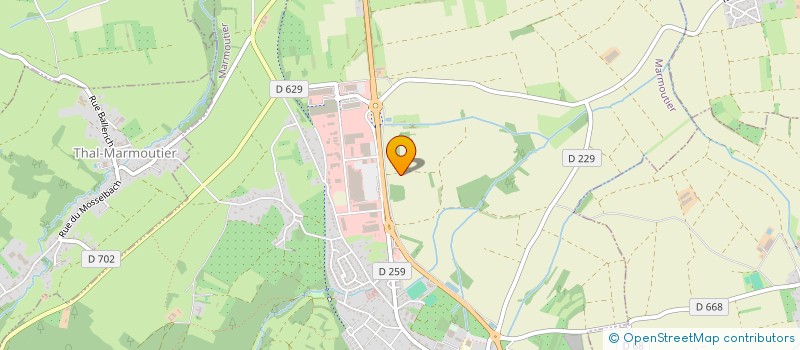 localisation de l'entreprise MONSIEUR BENOIT HOUZELLE  MARMOUTIER