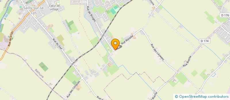 localisation de l'entreprise MONSIEUR BENOIT HUCHETTE  SAILLY-SUR-LA-LYS