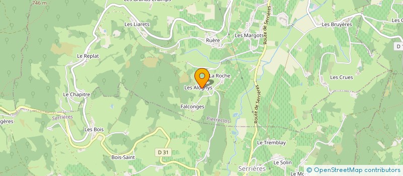 localisation de l'entreprise MONSIEUR BENOIT HUMBERT à LA ROCHE-VINEUSE