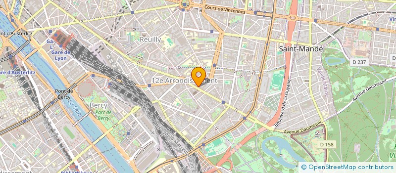 localisation de l'entreprise MONSIEUR BENOIT HURET  PARIS