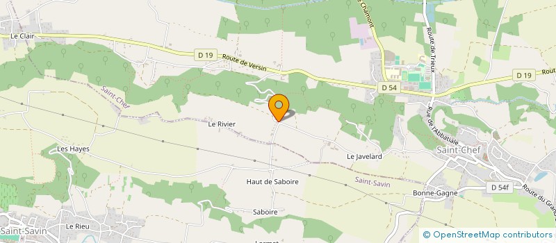 localisation de l'entreprise MONSIEUR BENOIT HUWER  SAINT-CHEF