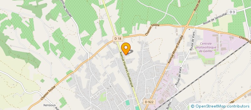 localisation de l'entreprise MONSIEUR BENOIT IBARS  GAILLAC