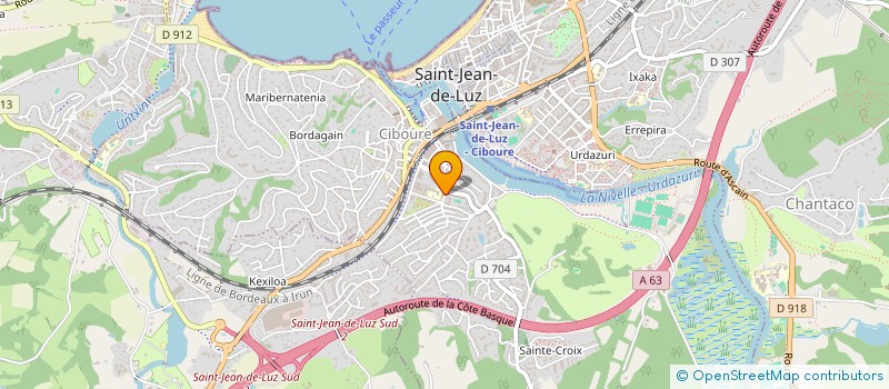 localisation de l'entreprise MONSIEUR BENOIT IDIARTEGARAY  URRUGNE