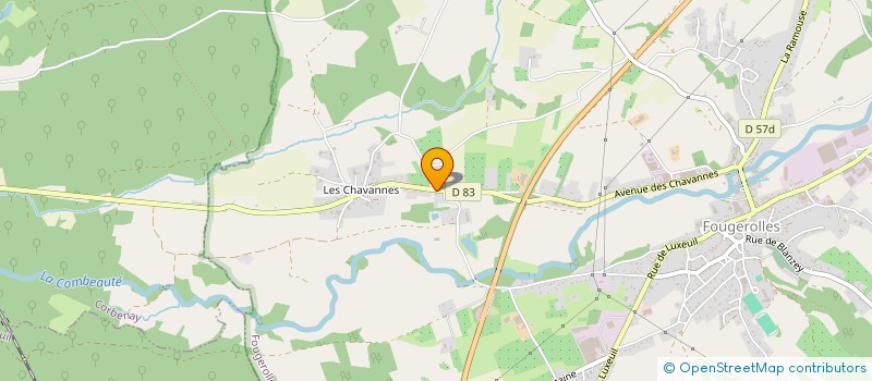 localisation de l'entreprise MONSIEUR BENOIT ISABEY à FOUGEROLLES-SAINT-VALBERT