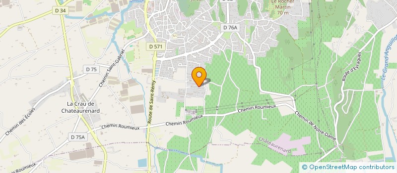 localisation de l'entreprise MONSIEUR BENOIT ISNARD  CHATEAURENARD