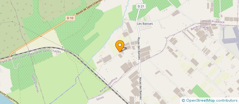 localisation de l'entreprise MONSIEUR BENOIT ISNEL  LANCON-PROVENCE