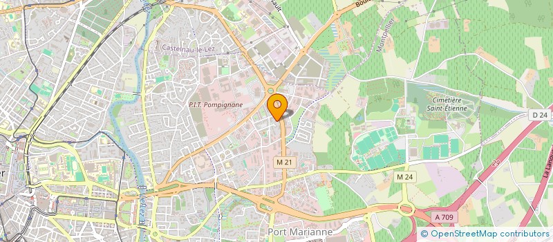 localisation de l'entreprise MONSIEUR BENOIT JACKY ROBERT LECLERCQ à MONTPELLIER