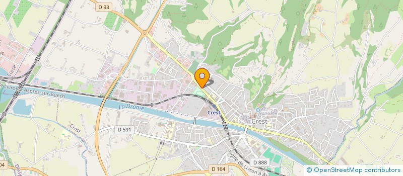 localisation de l'entreprise MONSIEUR BENOIT JACQUEMONT  CREST