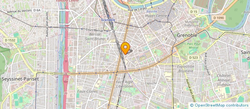 localisation de l'entreprise MONSIEUR BENOIT JACQUEMOUD à GRENOBLE