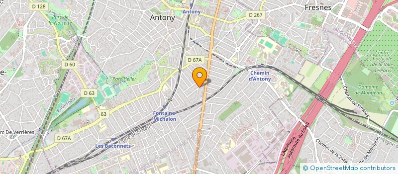 localisation de l'entreprise MONSIEUR BENOIT JACQUET à ANTONY