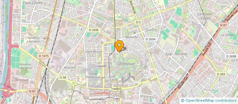 localisation de l'entreprise MONSIEUR BENOIT JACQUIER  GRENOBLE