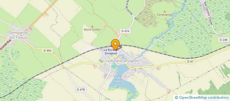 localisation de l'entreprise MONSIEUR BENOIT JACQUIN  FRASNE