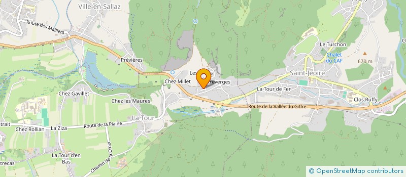 localisation de l'entreprise MONSIEUR BENOIT JACQUINOT à LA TOUR