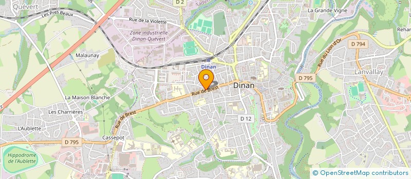localisation de l'entreprise MONSIEUR BENOIT JAMIN à DINAN