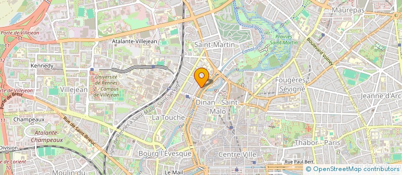 localisation de l'entreprise MONSIEUR BENOIT JAN  RENNES