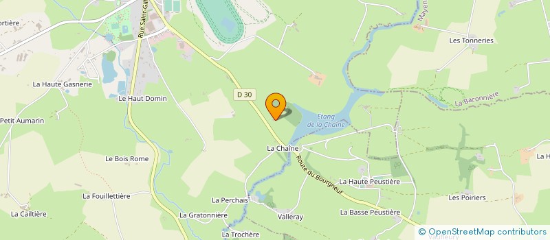 localisation de l'entreprise MONSIEUR BENOIT JANSON DE COUET à LE BOURGNEUF-LA-FORET