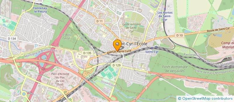 localisation de l'entreprise MONSIEUR BENOIT JARROUSSE à SAINT-CYR-L'ECOLE