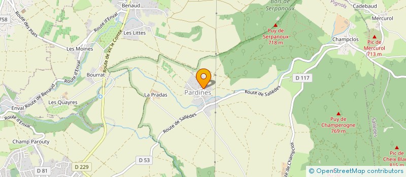 localisation de l'entreprise MONSIEUR BENOIT JENIN  PIGNOLS