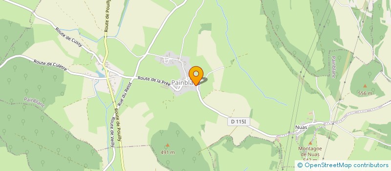 localisation de l'entreprise MONSIEUR BENOIT JORROT  PAINBLANC