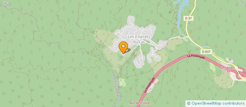 localisation de l'entreprise MONSIEUR BENOIT JOSEPH  MONTAUROUX