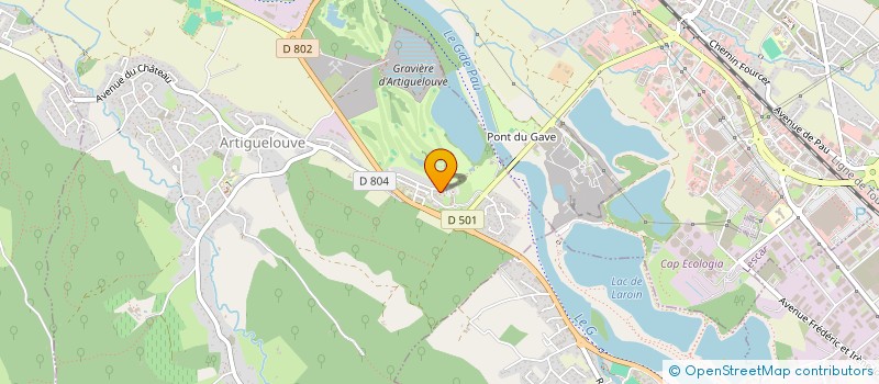 localisation de l'entreprise MONSIEUR BENOIT JOSSE  ARTIGUELOUVE