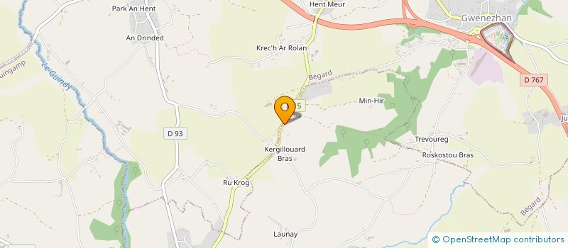 localisation de l'entreprise MONSIEUR BENOIT JULOU  LOUARGAT