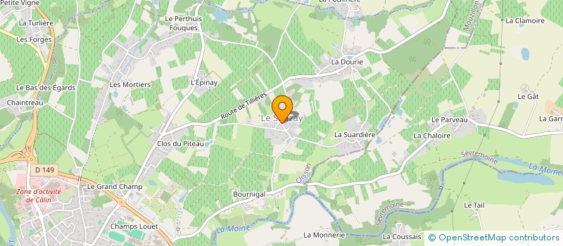 localisation de l'entreprise MONSIEUR BENOIT KIESSLICH  CLISSON