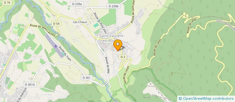 localisation de l'entreprise MONSIEUR BENOIT KOUSSENS à SAINT-LAURENT-EN-ROYANS