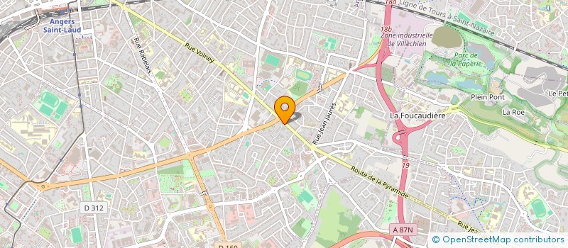 localisation de l'entreprise MONSIEUR BENOIT KUCHNA  ANGERS