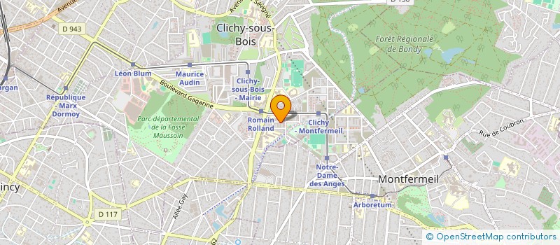 localisation de l'entreprise MONSIEUR BENOIT KUOCH à CLICHY-SOUS-BOIS