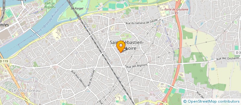localisation de l'entreprise MONSIEUR BENOIT L'ABBAYE à SAINT-SEBASTIEN-SUR-LOIRE