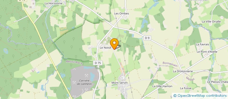 localisation de l'entreprise MONSIEUR BENOIT L'HOMME  BONNEMAIN