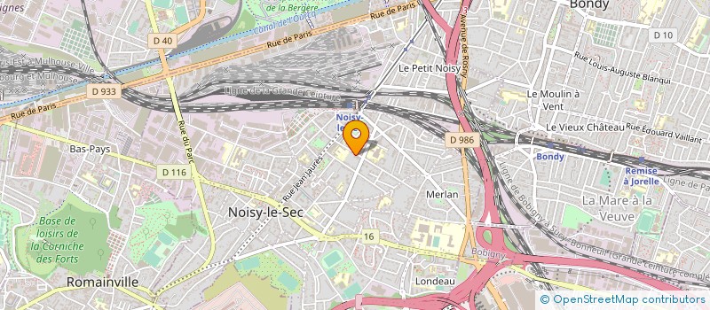 localisation de l'entreprise MONSIEUR BENOIT LABOUE à NOISY-LE-SEC