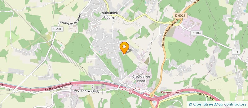 localisation de l'entreprise MONSIEUR BENOIT LABUSSIERE  COULOUNIEIX-CHAMIERS