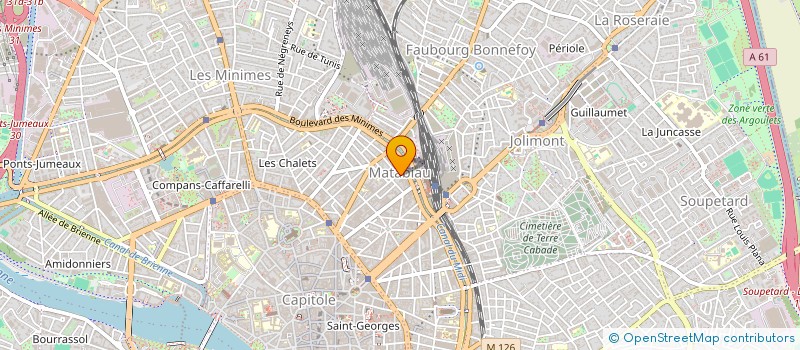 localisation de l'entreprise MONSIEUR BENOIT LACAM  TOULOUSE