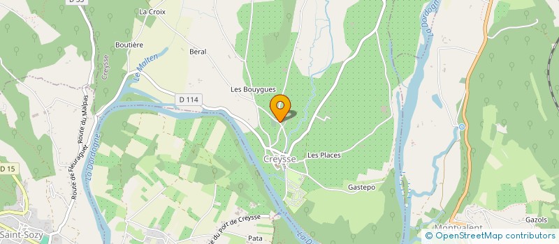 localisation de l'entreprise MONSIEUR BENOIT LAFARGUETTE à CREYSSE