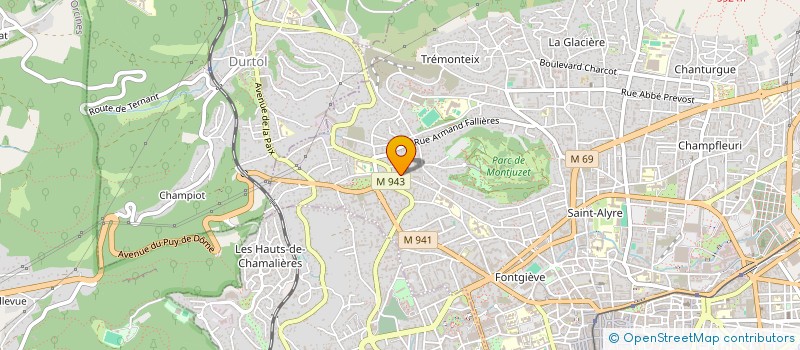 localisation de l'entreprise MONSIEUR BENOIT LAGANE  CLERMONT-FERRAND