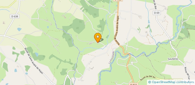 localisation de l'entreprise MONSIEUR BENOIT LAGARRIGUE  LA FOUILLADE