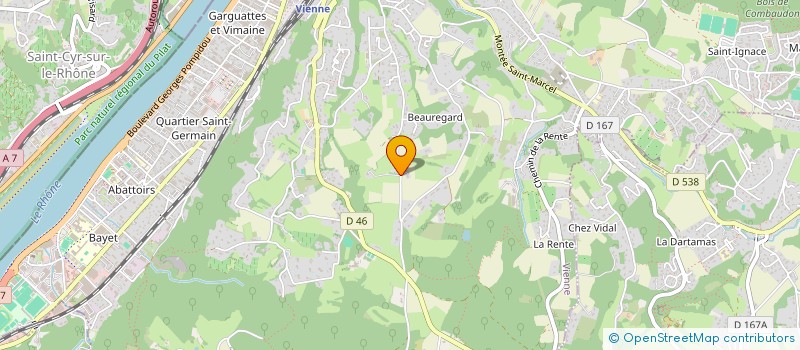 localisation de l'entreprise MONSIEUR BENOIT LAHAYE  VIENNE