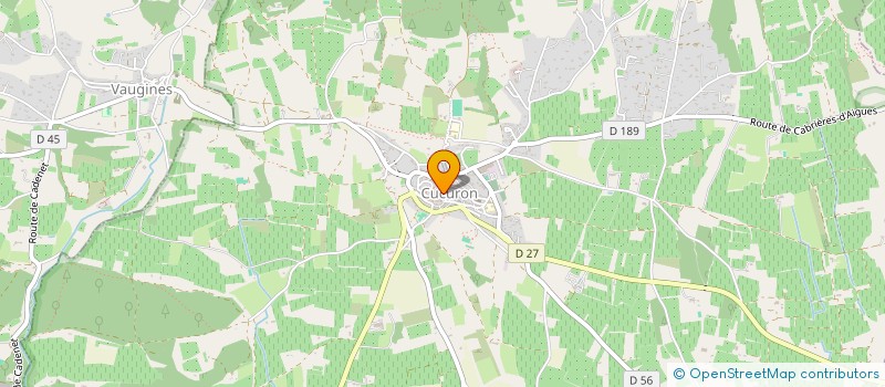 localisation de l'entreprise MONSIEUR BENOIT LAIRON à CUCURON