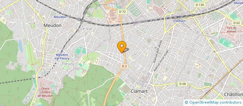 localisation de l'entreprise MONSIEUR BENOIT LALLEMENT  CLAMART