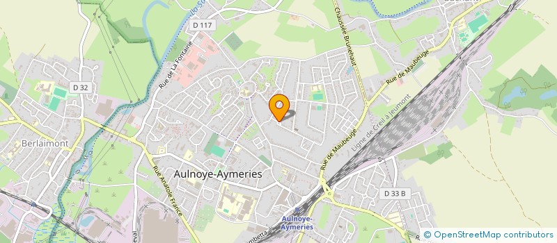 localisation de l'entreprise MONSIEUR BENOIT LAMBET  AULNOYE-AYMERIES