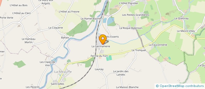 localisation de l'entreprise MONSIEUR BENOIT LAMY  LA MEAUFFE