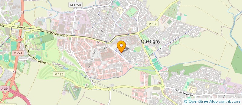 localisation de l'entreprise MONSIEUR BENOIT LANDAU à QUETIGNY
