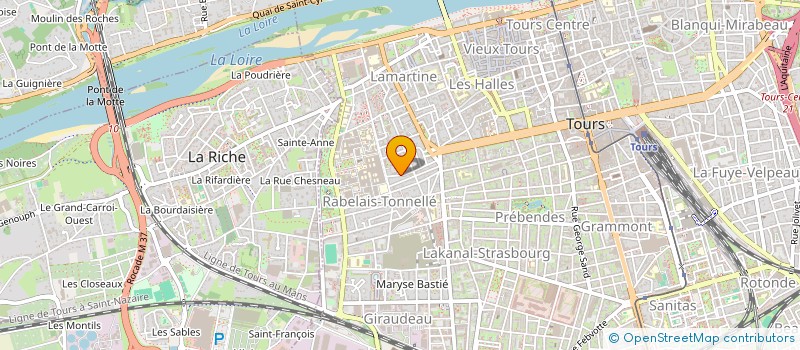 localisation de l'entreprise MONSIEUR BENOIT LANGEROME  TOURS