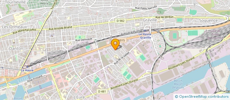 localisation de l'entreprise MONSIEUR BENOIT LANGLOIS  LE HAVRE