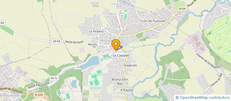 localisation de l'entreprise MONSIEUR BENOIT LAPEYRE à AUSSONNE